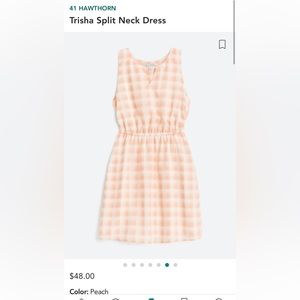 41 Hawthorne Trisha Split Neck Dress